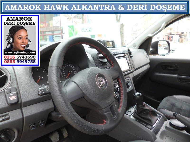 AMAROK HAWK ALKANTRA VE DERİ DÖŞEME AMAROK AKSESUARLARI