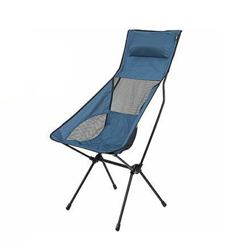 Summit High Back Pack Away Chair Blue Ultra Hafif Sandalye PU9672