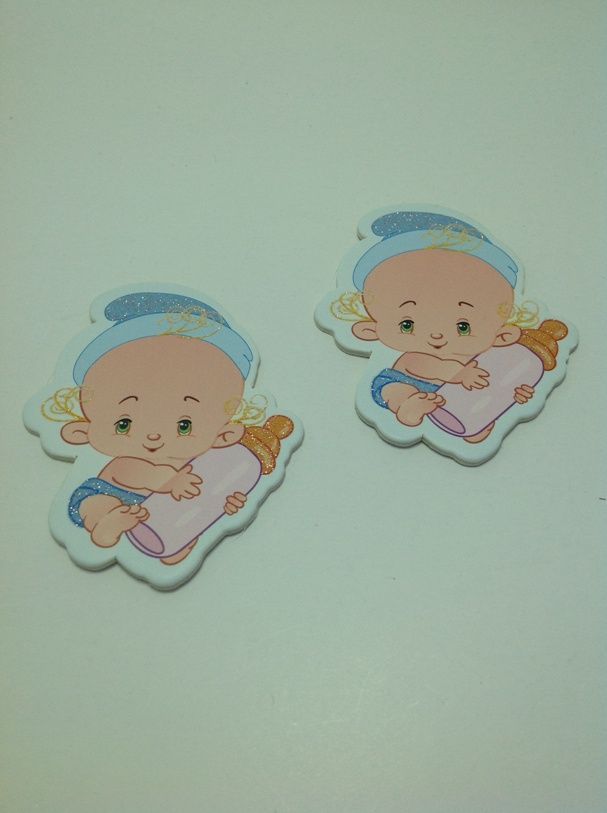 (20�Li pkt) elinde biberon (şekilli sticker) Bebek esarkhan Bebek