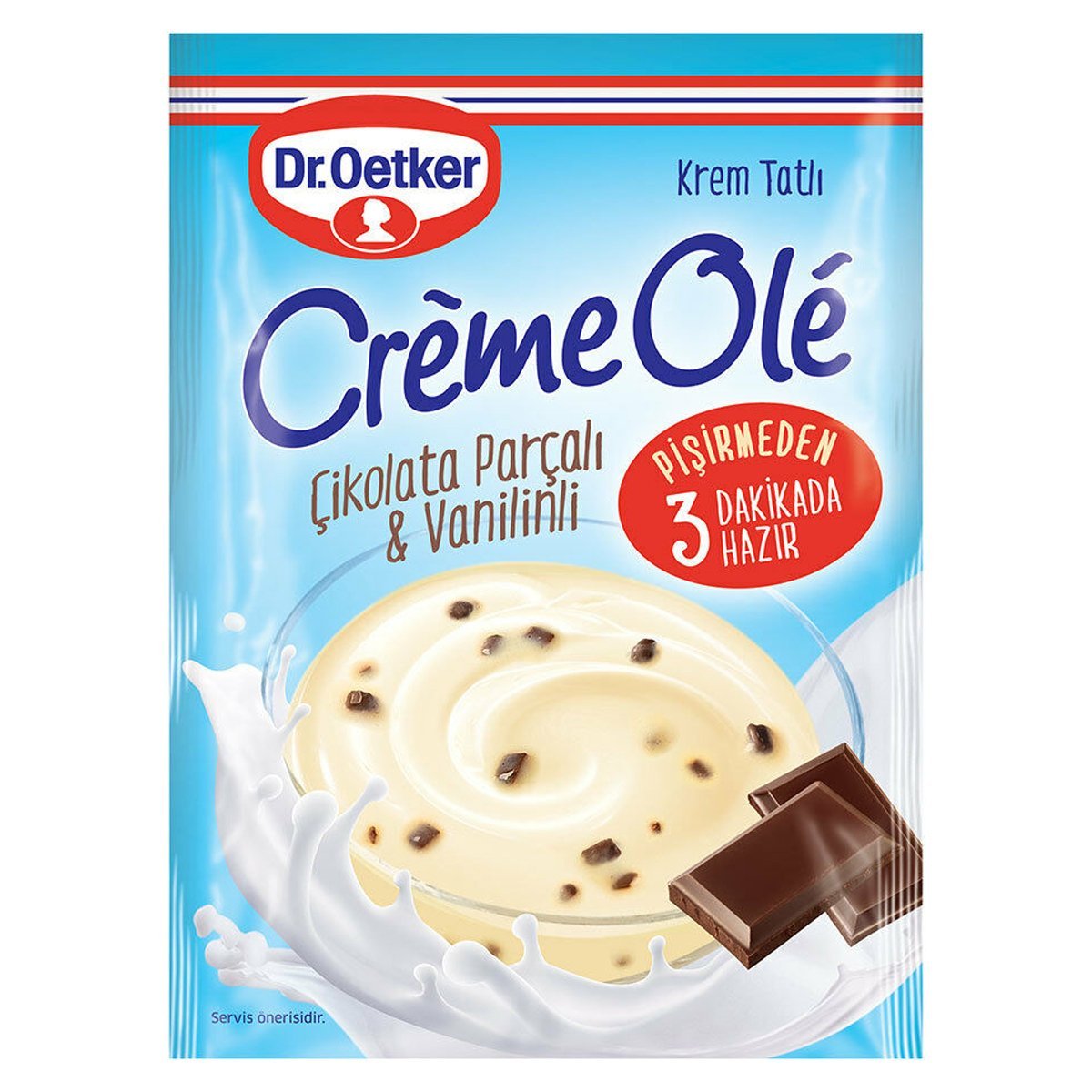 Dr. Oetker Creme Ole Çikolata Parçalı Vanilinli 109 gr Kalafatlar