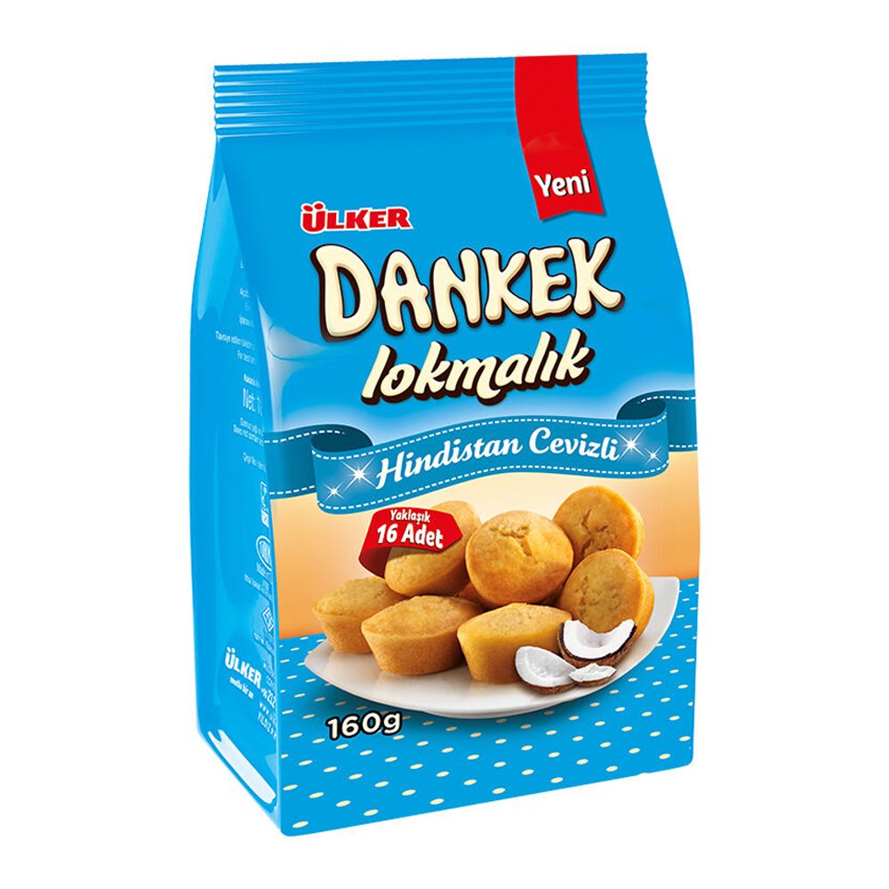 ÜLKER DANKEK LOKMALIK HİNDİSTAN CEVİZLİ 160 GR Kalafatlar Sanal