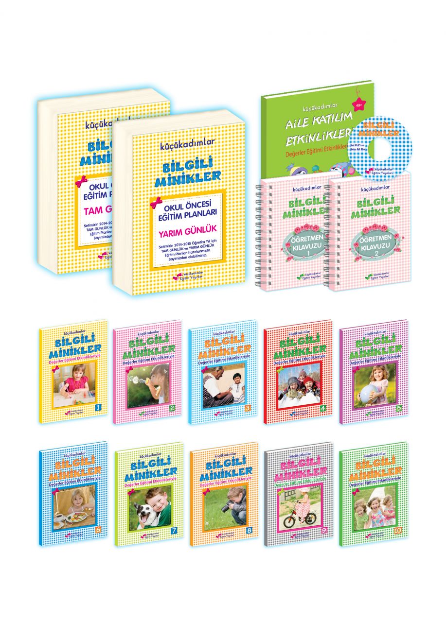 Bilgili Minikler 14 Kitap Egitim Seti