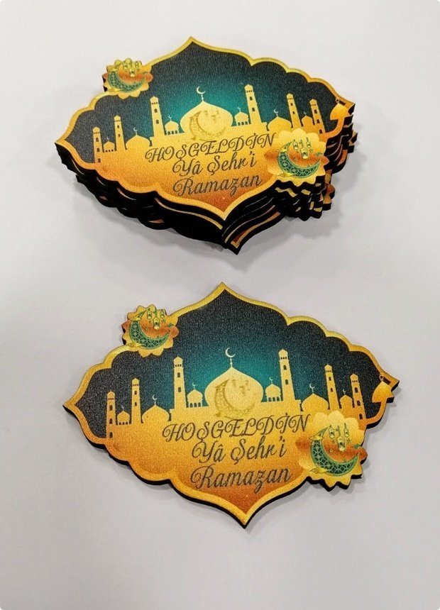 Hoşgeldin Ya Şehri Ramazan Ahşap Hediyelik Süs(8*6cm) AhşapDecota