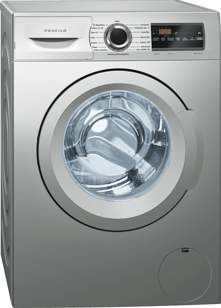 CMK100STR 8 kg 1000 Devir A+++ Çamaşır Makinesi Profilo Çamaşır