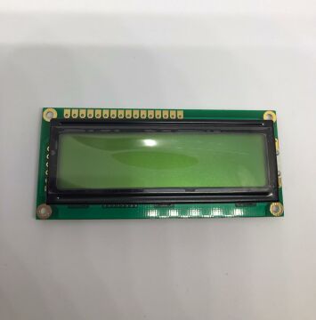 LCD - 2X16,YEŞİL PIN USTTE SOL ,BACKLIGHT,ACM1602K-FL-YBH-GN