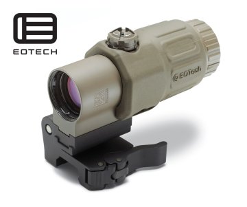 EOTech G33 STS 3X Yakınlaştırıcı - Yana Katlanır Ayaklı - Çöl Rengi