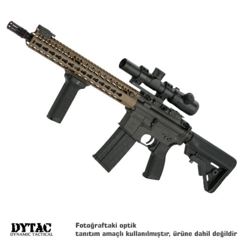 DYTAC BRAVO 14.5'' CARBİNE FULL METAL M4 AİRSOFT AEG TAN