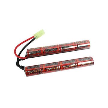 VBPOWER Ni-MH 1600mAh 9,6V Airsoft Dipçik Pili Nunchuck MiniTamia