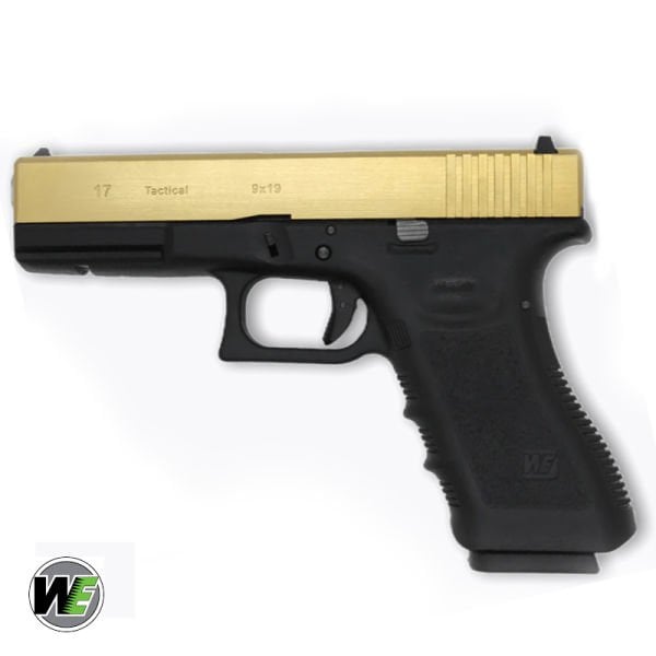 WE G17 GLOCK 17 GEN3 TITANIUM GOLD ALTIN GBB AİRSOFT TABANCA