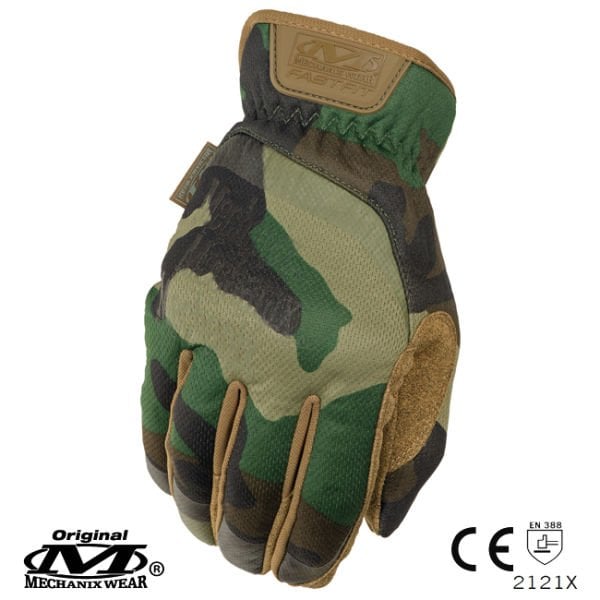 Mechanix WearÂ® FastFit Woodland Camo Tactical Eldiven