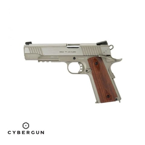 CYBERGUN S.Arms 1911 TR Gümüş 4,5MM Havalı Tabanca