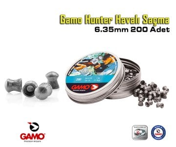 GAMO HUNTER 6.35mm HAVALI SAÇMA 200 Adet