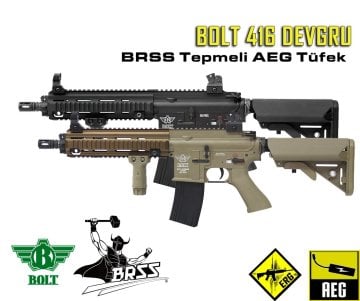 BOLT 416 DEVGRU BRSS Gerçekçi Tepmeli Airsoft Tüfek