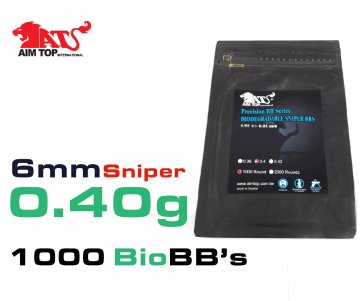 AIMTOP 0.40g Airsoft BB 1000adet