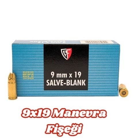 Fiocchi 9x19 Parabellum Orijinal Manevra Fişeği