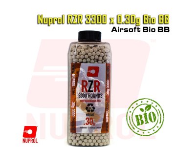 Nuprol RZR 3300 x 0.30g Bio BB - Beyaz