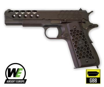 WE 1911 Hex - Siyah Airsoft Tabanca