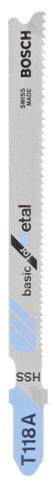 Bosch - Ekonomik Seri Metal İçin T 118 A Dekupaj Testeresi Bıçağı - 25'Li Paket Bosch - Ekonomik Seri Metal İçin T 118 A Dekupaj Testeresi Bıçağı - 25'Li Paket