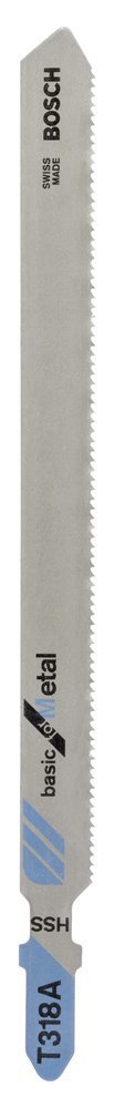 Bosch - Ekonomik Seri Metal İçin T 318 A Dekupaj Testeresi Bıçağı - 5'Li Paket