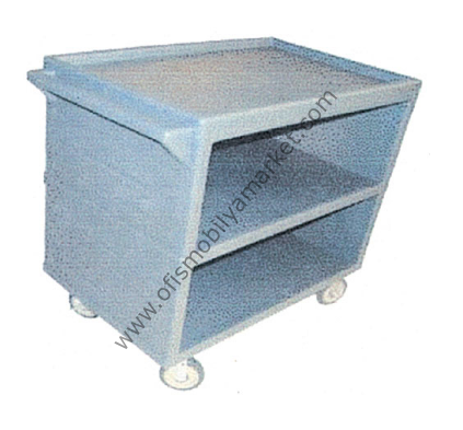 Plastik Servis Arabası Kapalı Plastik Servis Arabası Kapalı