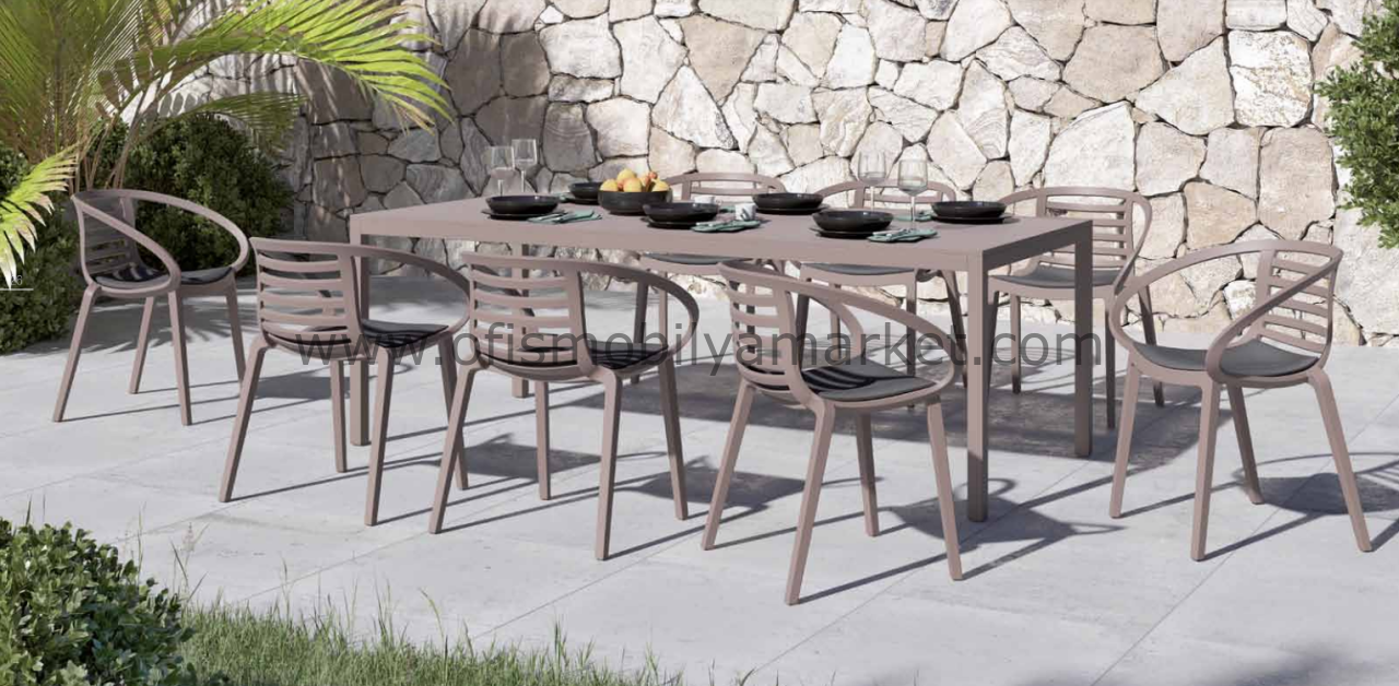 Compact Tablalı Masa Takımı Papatya Compact Tablalı Masa Takımı Papatya