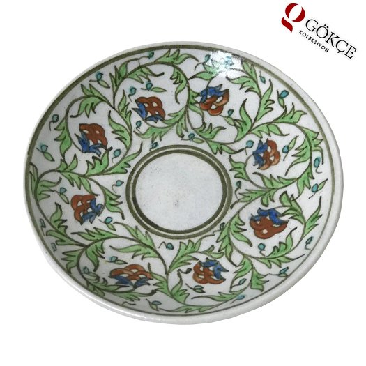 Kütahya El İşi Çini Kahve Fincanı AOB516 Çini