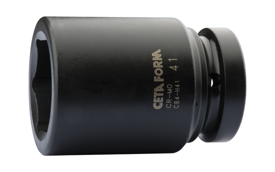 CETA FORM C84-H41 1'' 6 Köşe Derin Havalı Lokma Anahtar 41 mm CETA FORM C84-H41 1'' 6 Köşe Derin Havalı Lokma Anahtar 41 mm