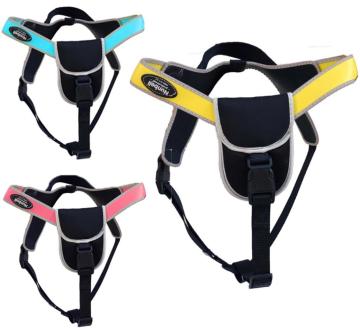 Nunbell Fosforlu Kopek Gezdirme Gogus Tasmasi Large Sari