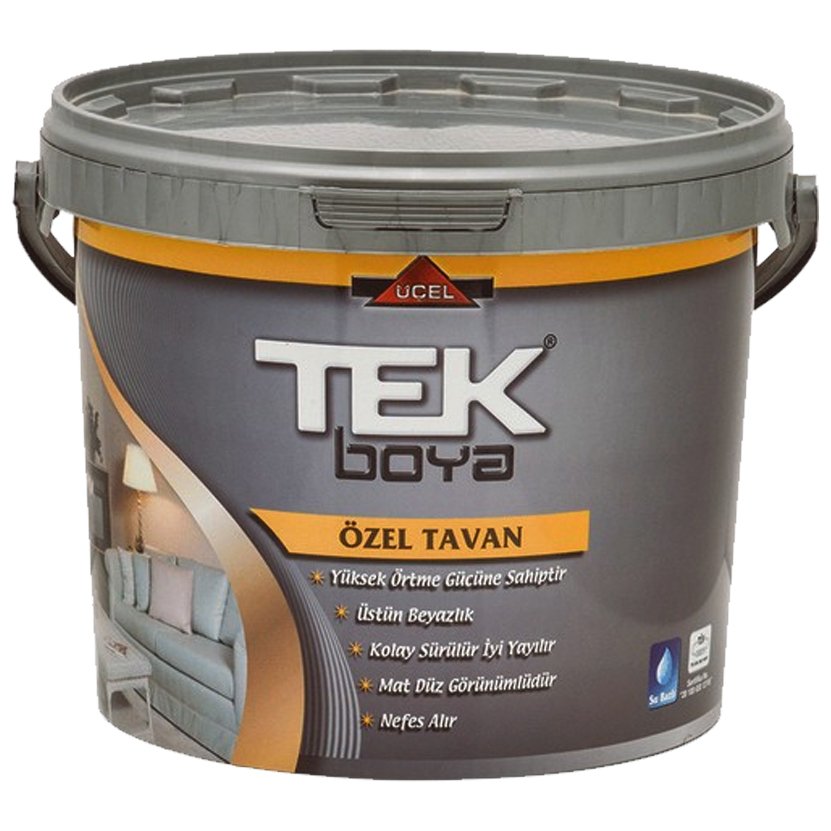 Tek Boya Tavan Boyası Plastik Beyaz 10 Kg