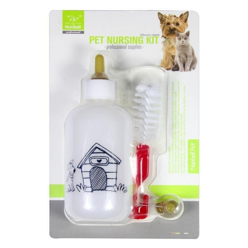 Nunbell Kedi ve Köpek Emzirme Biberonu 120 ml No10