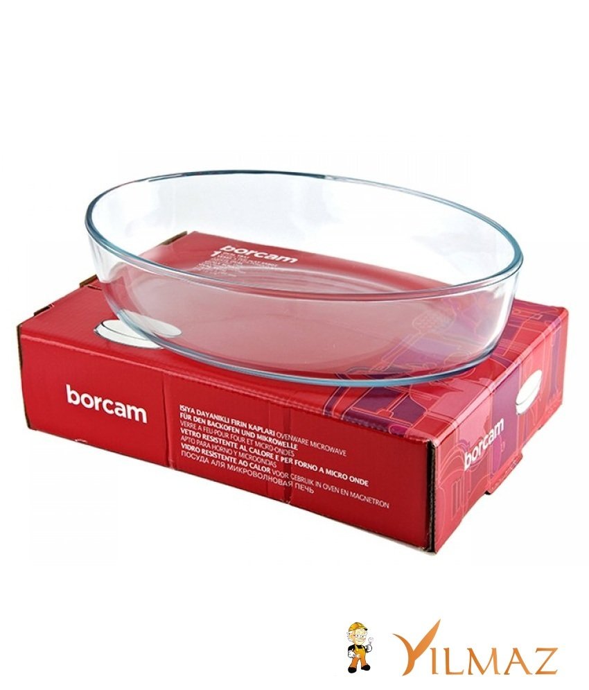 Paşabahçe Borcam 1 Oval Tray Tepsi 59074PaşabahçeFırın Kapları / Kek