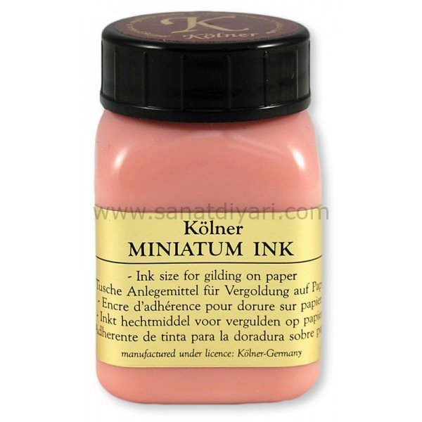 Kolner Miniatum Ink 50ml Transfer Altin Yapistirici Yardimci Gerecler Kolner Miniatum Ink 50ml Transfer Altin Yapistirici