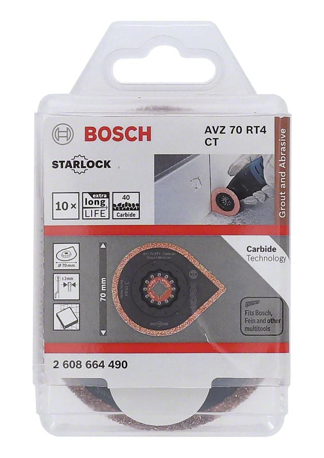 BOSCH AVZ 70 RT4 3 MAX 65 APB Derz Aralığı (10'lu Paket İçerisinden 1 ...