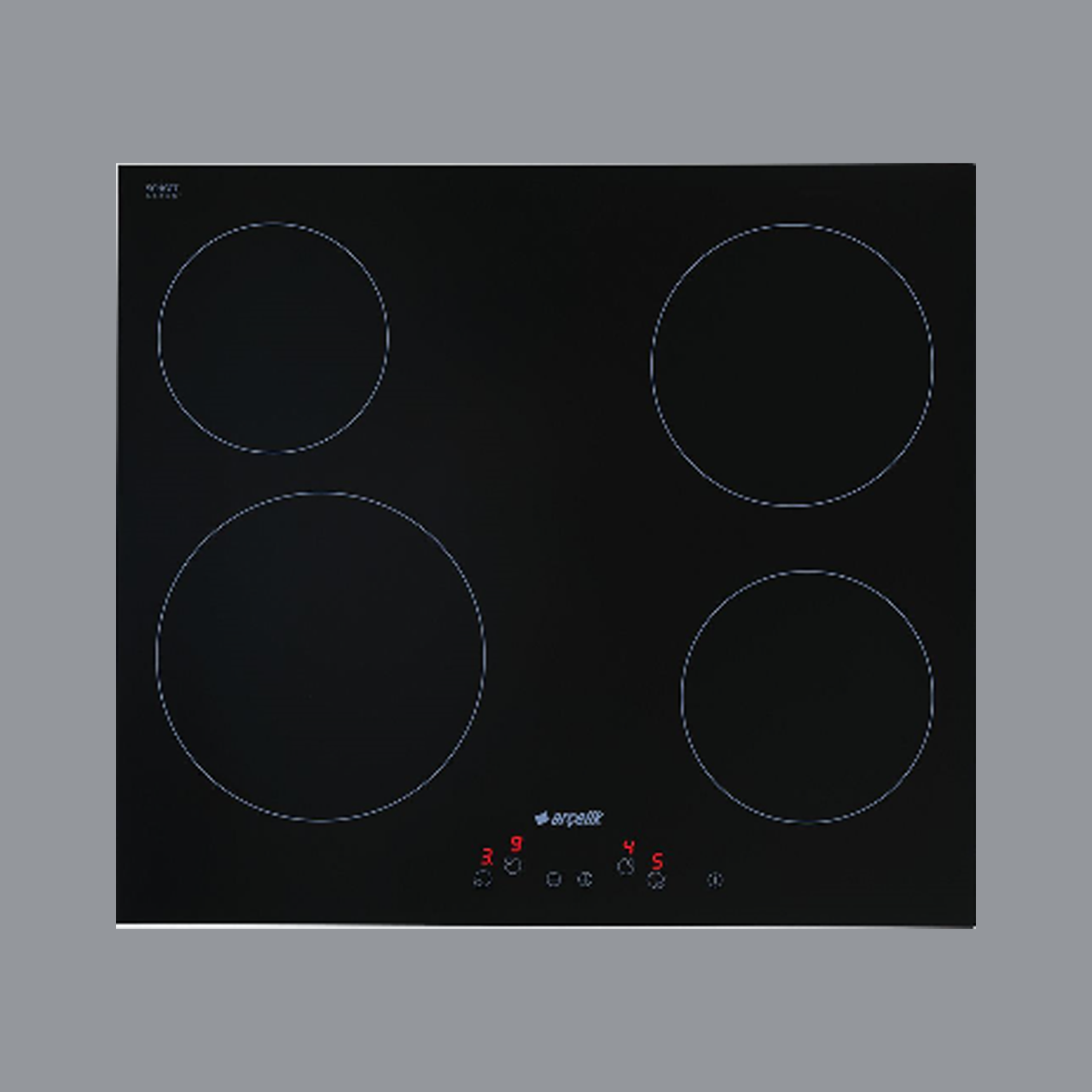 Arcelik Ov 643 T 4 Gozu Elektrikli Vitroseramik Siyah Cam Ankastre Ocak Ankastre Ocak