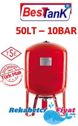best 50lt 10bar dik ayakli genlesme tanki