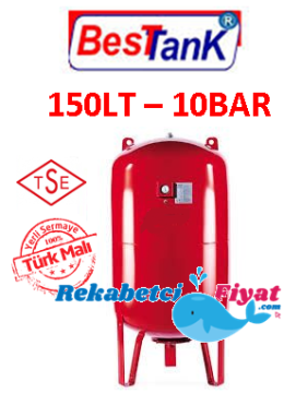 best 150lt 10bar dik ayakli genlesme tanki