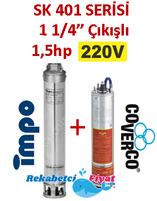 Coverco Sk 401 38 1 5hp 220v 1 1 4 Cikisli Sondaj Dalgic Pompa Impo Pompa Coverco Motor Impo Pompa Coverco Motor Sk 415 Sersi Dalgic Pompa Sondaj Pompasi Ankara Istanbul Ana Bayisi 220v 380v