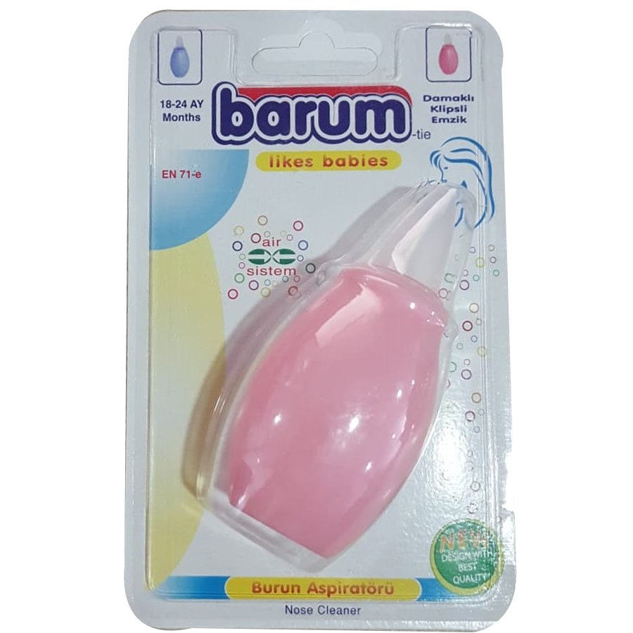 Barum Pembe Burun Aspiratörü Bebek Bakım Ürünleri Bebegen