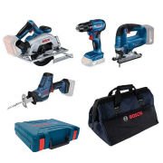 Bosch GKS 185-LI + GSA 18V-LI + GST 185-LI + GSR 185-LI