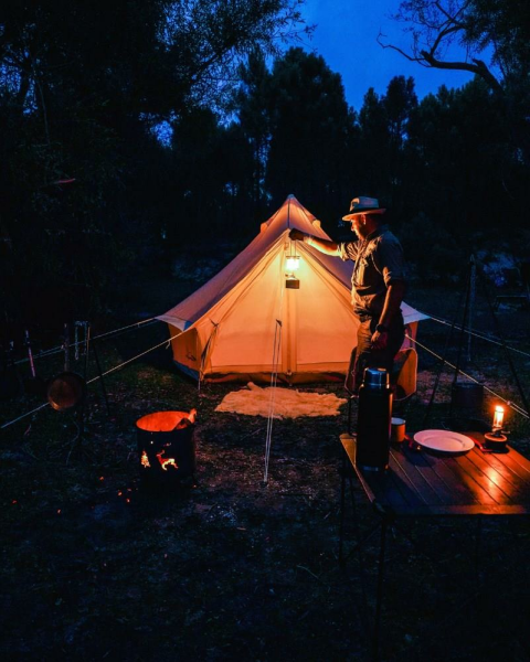 NURGAZ Campout Büyük Kamp Çadırı Kanvas Çadır