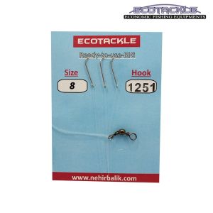 Ecotackle Fırdöndülü Yemli Takım 1251 3 İğne_1