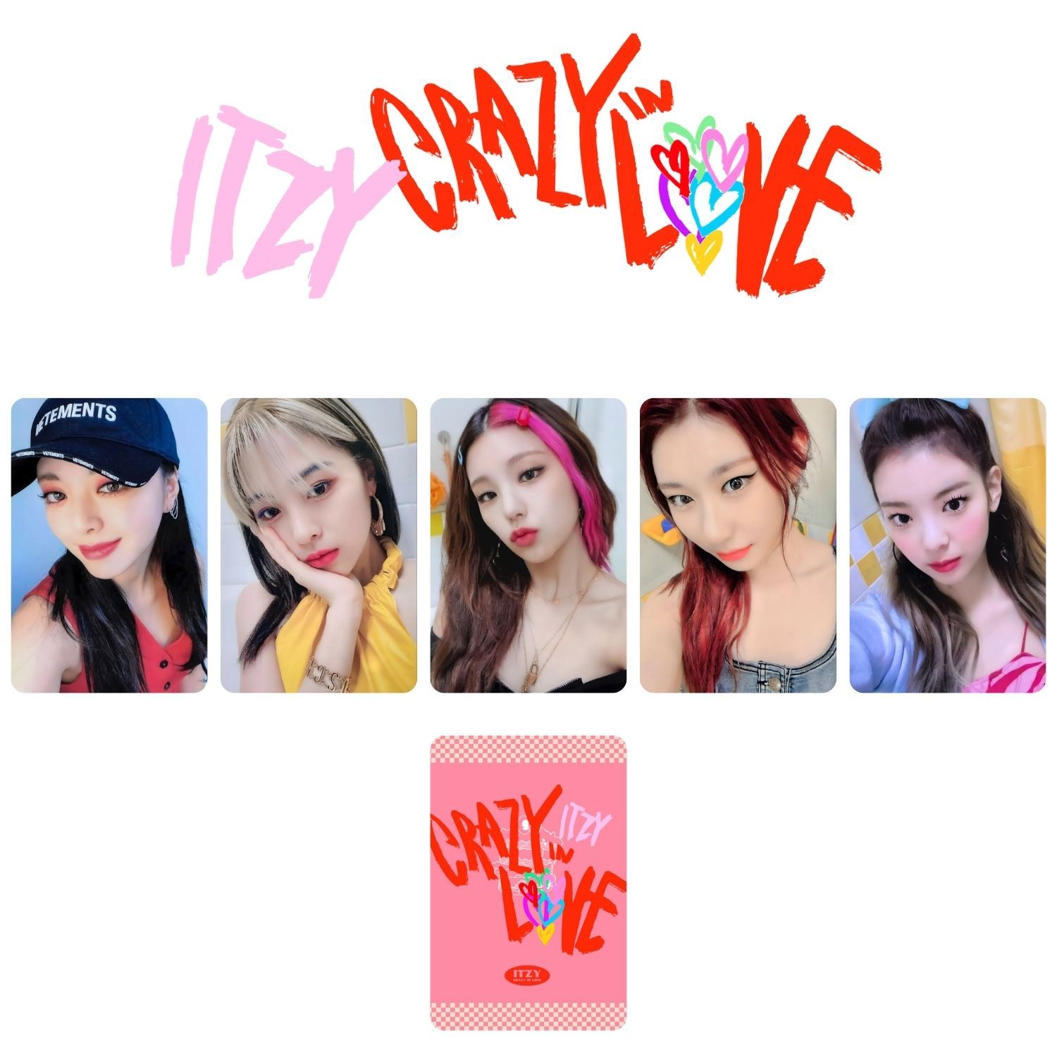 ITZY '' Crazy In Love '' POB PC Set (B)