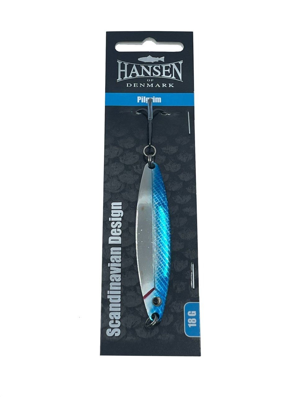 Hansen Pilgrim 8.9cm 32g Silver/Blue Kaşık
