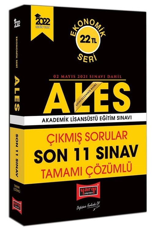 Yargı 2022 ALES Çıkmış Sorular Son 11 Sınav Çözümlü Ekonomik Seri Yargı Yayınları Yargı 2022 ALES Çıkmış Sorular Son 11 Sınav Çözümlü Ekonomik Seri Yargı Yayınları