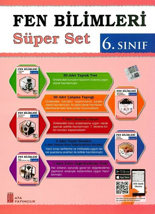 ata yayincilik 6 sinif fen bilimleri super set ata yayincilik indekskitap com