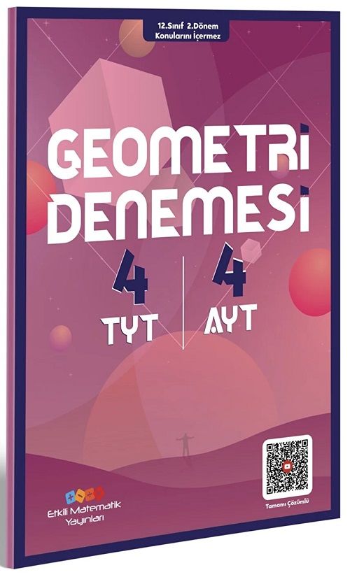 Etkili Matematik YKS TYT AYT Geometri 4+4 Deneme Etkili Matematik ...