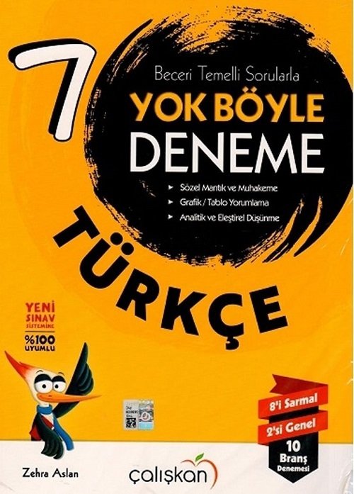 Çalışkan 7. Sınıf Türkçe Yok Böyle 10 Deneme Çalışkan Yayınları Çalışkan 7. Sınıf Türkçe Yok Böyle 10 Deneme Çalışkan Yayınları