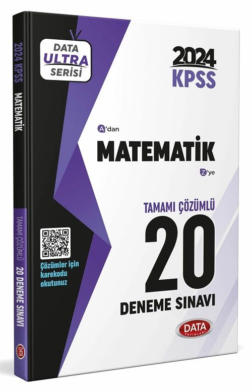 Data 2024 KPSS Matematik Ultra 20 Deneme Çözümlü Data Yayınları Data 2024 KPSS Matematik Ultra 20 Deneme Çözümlü Data Yayınları