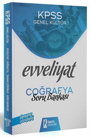 İsem 2020 KPSS Evveliyat Coğrafya Soru Bankası Çözümlü İsem Yayınları İsem 2020 KPSS Evveliyat Coğrafya Soru Bankası Çözümlü İsem Yayınları