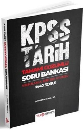 Benim Hocam 2020 KPSS Tarih Sepeti Tarih Soru Bankası Çözümlü - Sadettin Akkaya Benim Hocam Yayınları Benim Hocam 2020 KPSS Tarih Sepeti Tarih Soru Bankası Çözümlü - Sadettin Akkaya Benim Hocam Yayınları